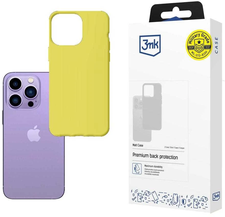 Dėklas 3mk Matt Case Apple iPhone 14 Pro šviesiai žalias