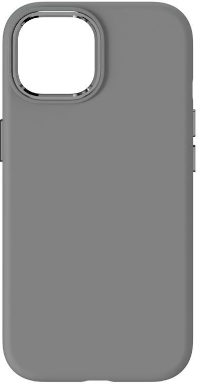 „iPhone 15 Forcell F-Protect Frame Premium“ dėklas, suderinamas su „Magsafe“ pilka spalva
