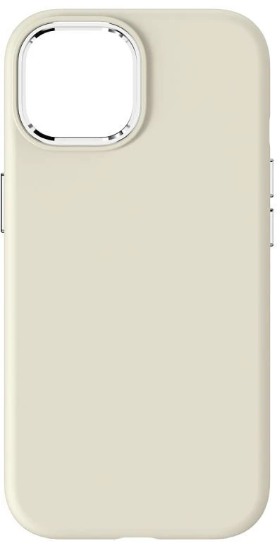 „iPhone 15“ dėklas „Forcell F-Protect Frame Premium“, suderinamas su „Magsafe“ antikvarinėmis baltomis