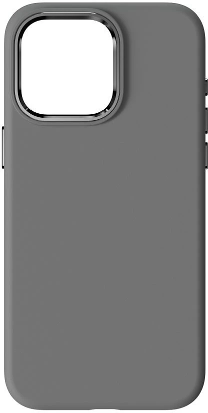 „iPhone 15 PRO MAX“ dėklas „Forcell F-Protect Frame Premium“, suderinamas su „Magsafe“ pilka spalva