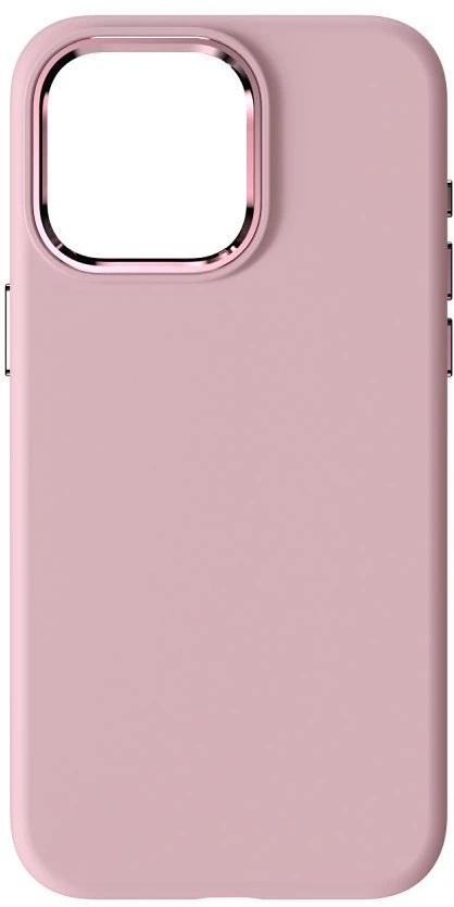 „iPhone 15 PRO MAX“ dėklas „Forcell F-Protect Frame Premium“, suderinamas su „Magsafe“, rožinis