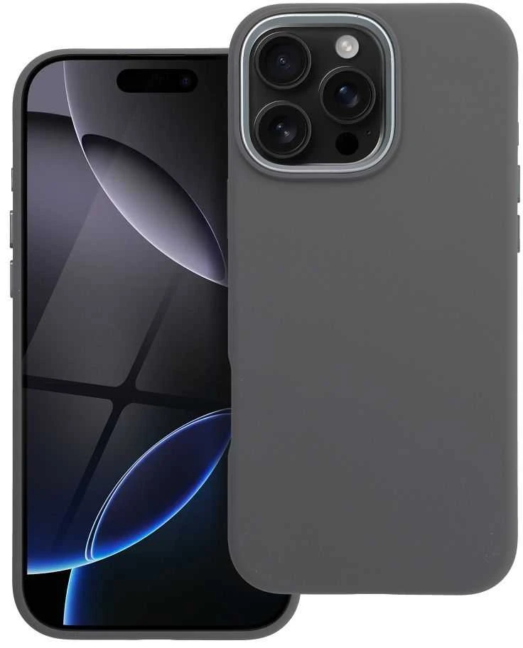 „iPhone 16 PRO MAX“ dėklas „Forcell F-Protect Frame Premium“, suderinamas su „Magsafe“ pilka spalva