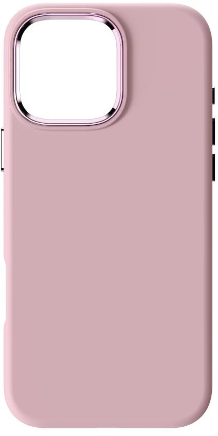 „iPhone 16 PRO MAX“ dėklas „Forcell F-Protect Frame Premium“, suderinamas su „Magsafe“ ir rožinis
