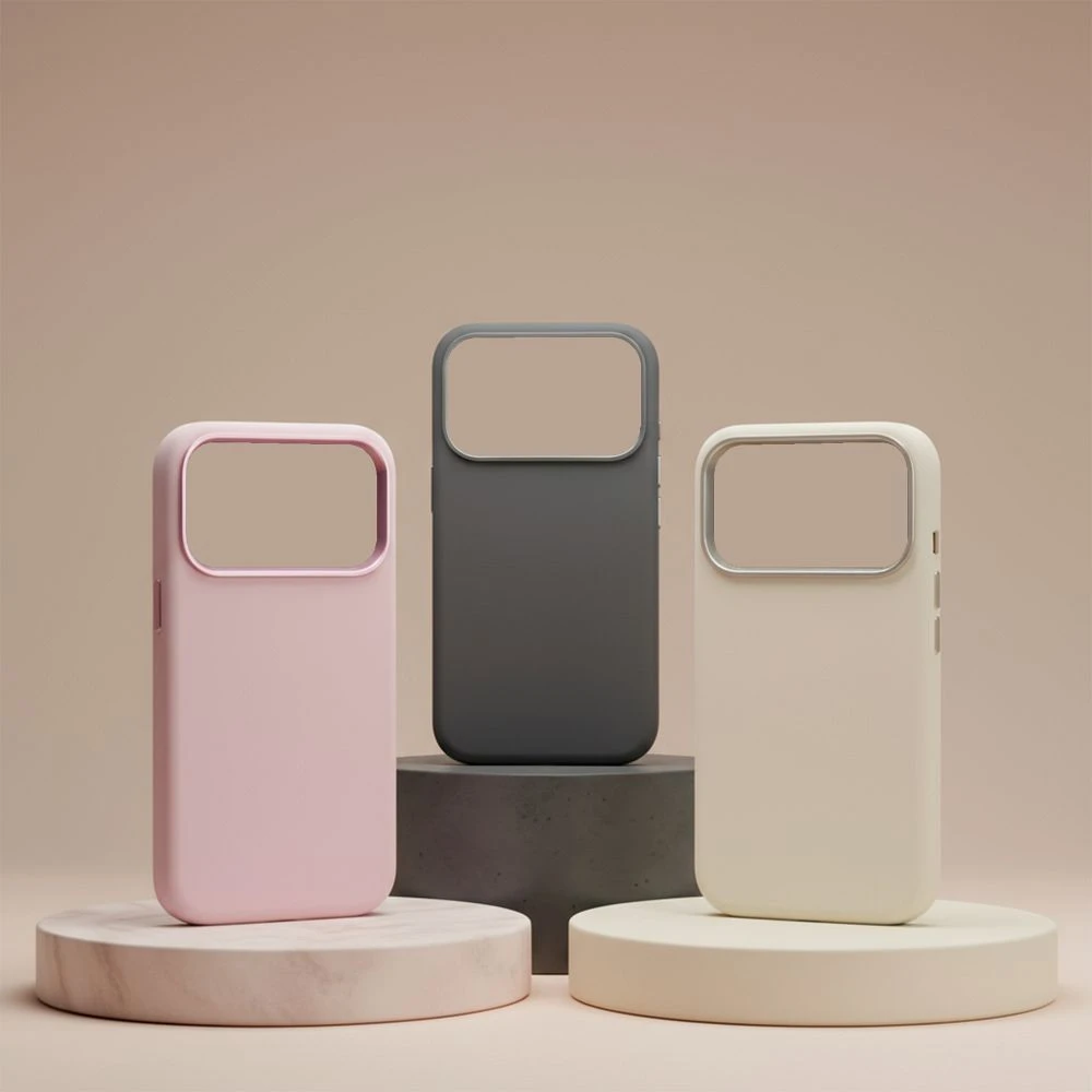 „iPhone 16e“ (SE4 2025) / 17e „Forcell F-Protect Frame Premium“ dėklas, suderinamas su „Magsafe antique baltas 0INT“