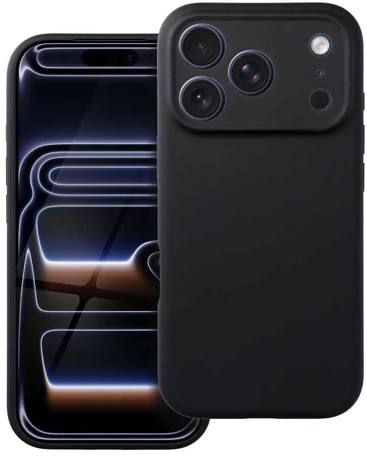 „iPhone 17 AIR“ dėklas „Forcell F-Protect Rubber Premium“, suderinamas su „MagSafe“ juodas