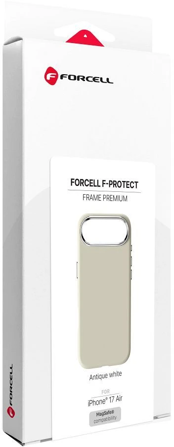 „iPhone 17 AIR“ dėklas „Forcell F-Protect Frame Premium“, suderinamas su „Magsafe antique baltas 0INT“