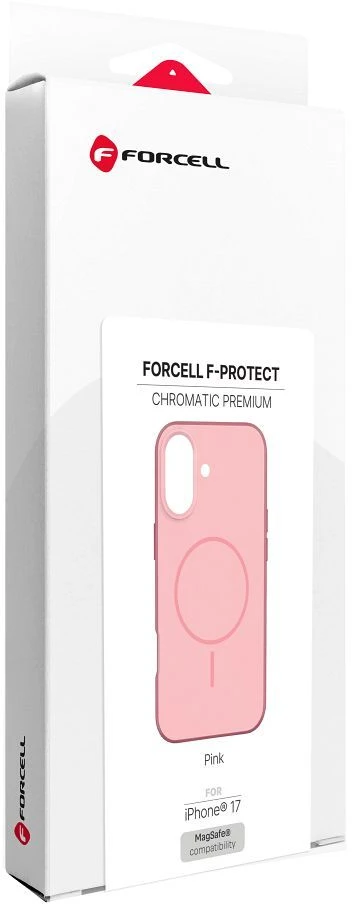 Dėklas Case for iPhone 17 Forcell F-Protect Chromatic Premium compatible with MagSafe pink