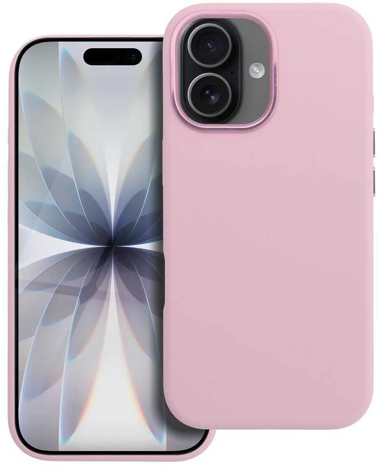 „iPhone 17 Forcell F-Protect Frame Premium“ dėklas, suderinamas su „Magsafe“, rožinis