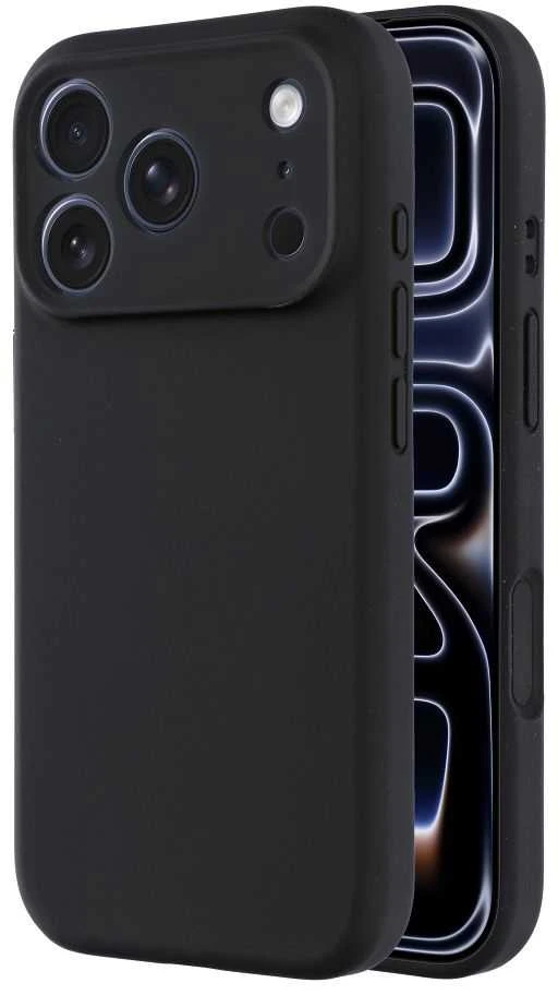 „iPhone 17 Forcell F-Protect Rubber Premium“ dėklas, suderinamas su „MagSafe“ juodas