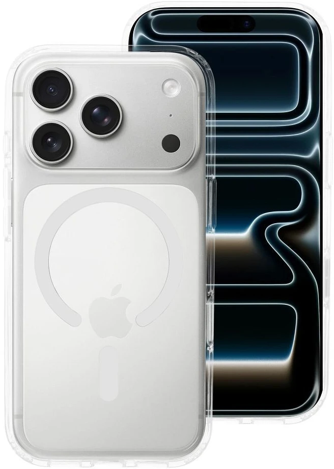 Dėklas Case for iPhone 17 Pro / 18 Pro Forcell F-Protect Clear Hybrid Premium compatible with Magsafe transparent