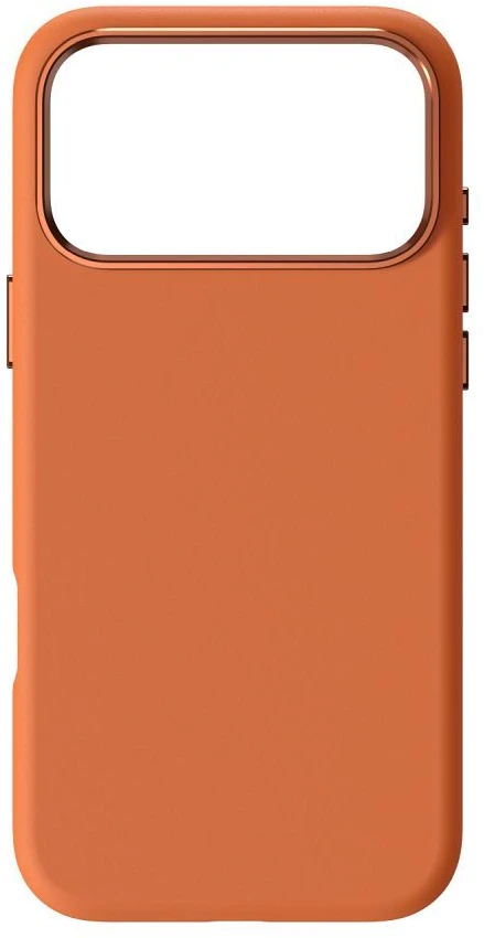 „iPhone 17 Pro / 18 Pro“ dėklas (žemas kameros kraštas), „Forcell F-Protect Frame Premium“, suderinamas su „Magsafe“, oranžinis