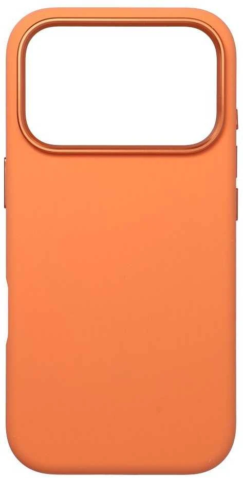 „iPhone 17 Pro / 18 Pro“ dėklas (žemas kameros kraštas), „Forcell F-Protect Frame Premium“, suderinamas su „Magsafe“, oranžinis