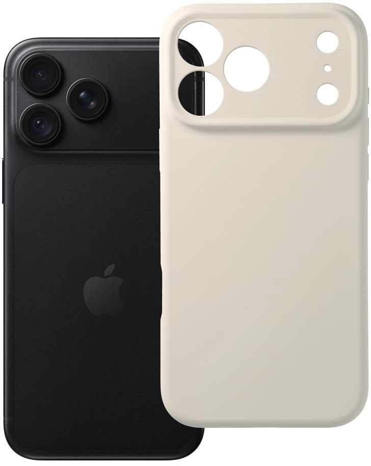 Dėklas, skirtas iPhone 18 Pro Max / 17 Pro Max „Forcell F-Protect Rubber Premium“, suderinamas su MagSafe, senovinis baltas