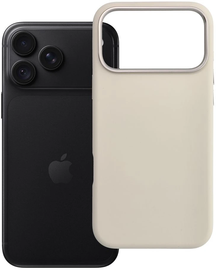 Dėklas Case, skirtas iPhone 18 Pro Max / 17 Pro Max „Forcell F-Protect Frame Premium“, suderinamas su MagSafe, senovinės baltos spalvos