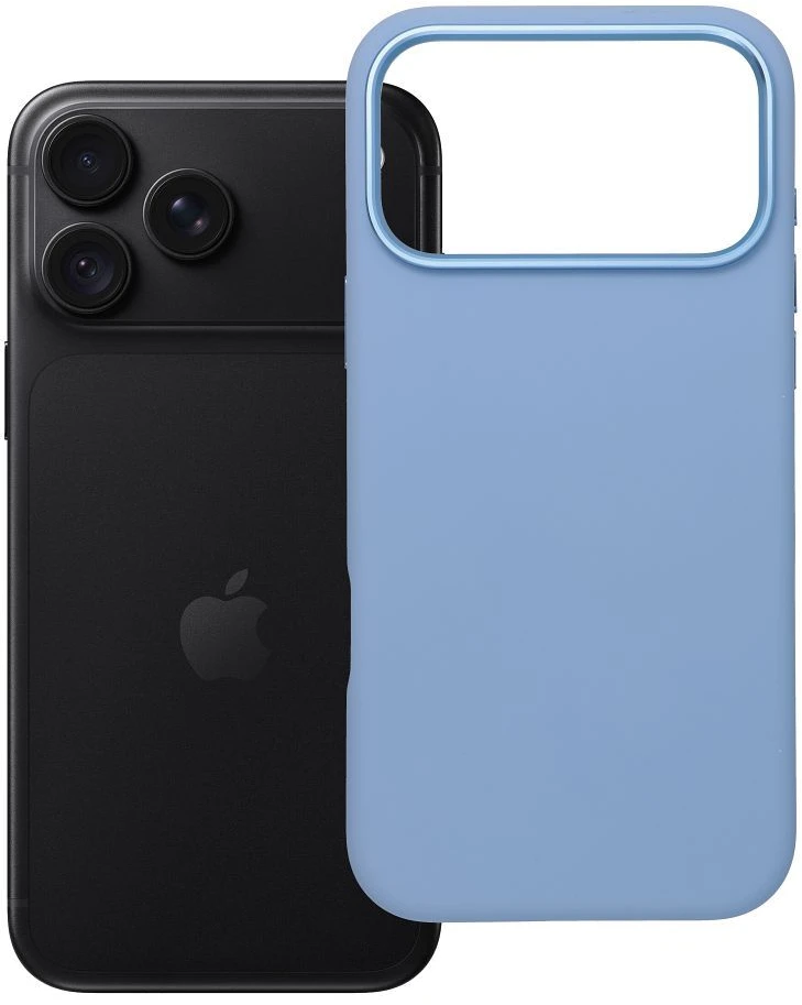 Dėklas, skirtas iPhone 18 Pro Max / 17 Pro Max „Forcell F-Protect Frame Premium“, suderinamas su MagSafe, šviesiai mėlynas