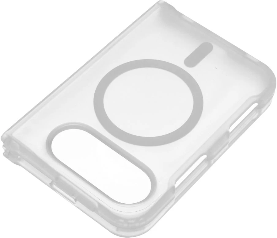 Dėklas iPhone Duo Forcell F-Protect 4sD-i Smoke Hybrid Premium, suderinamas su MagSafe, permatomas matinis