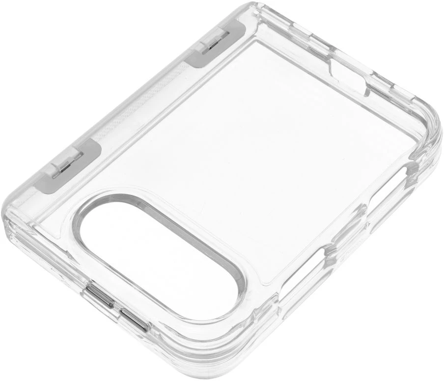 Dėklas Case for iPhone Duo Forcell F-Protect 4sD-i Clear 2.5 mm Premium Hinge transparent