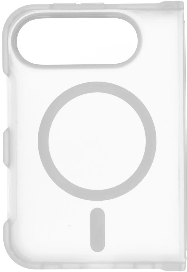 Dėklas iPhone Duo Forcell F-Protect 4sD-i Smoke Hybrid Premium, suderinamas su MagSafe, permatomas matinis