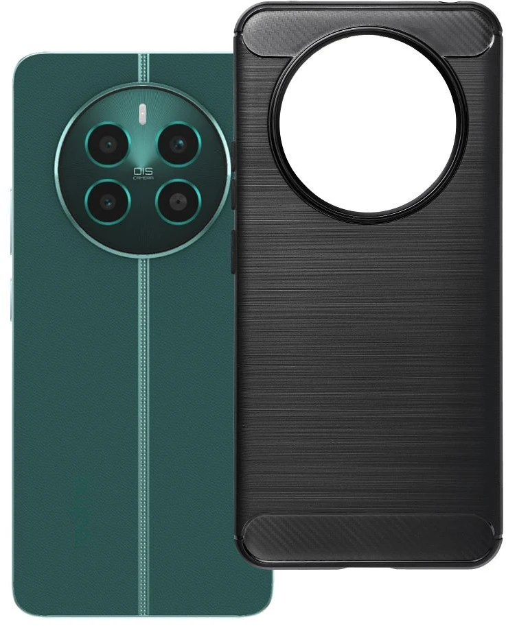 Dėklas Case for Realme 12 PLUS 5G Carbon 2.0 juodas