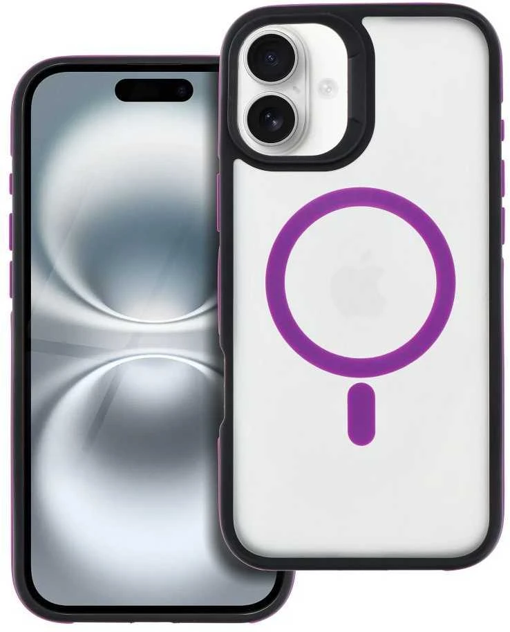 Oem Originalus „iPhone 16 PLUS Neo“ dėklas, suderinamas su „MagSafe“ violetine