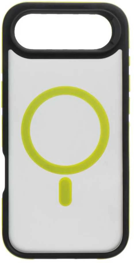 Originalus „iPhone 17 AIR Neo“ dėklas, suderinamas su „MagSafe“, geltonas