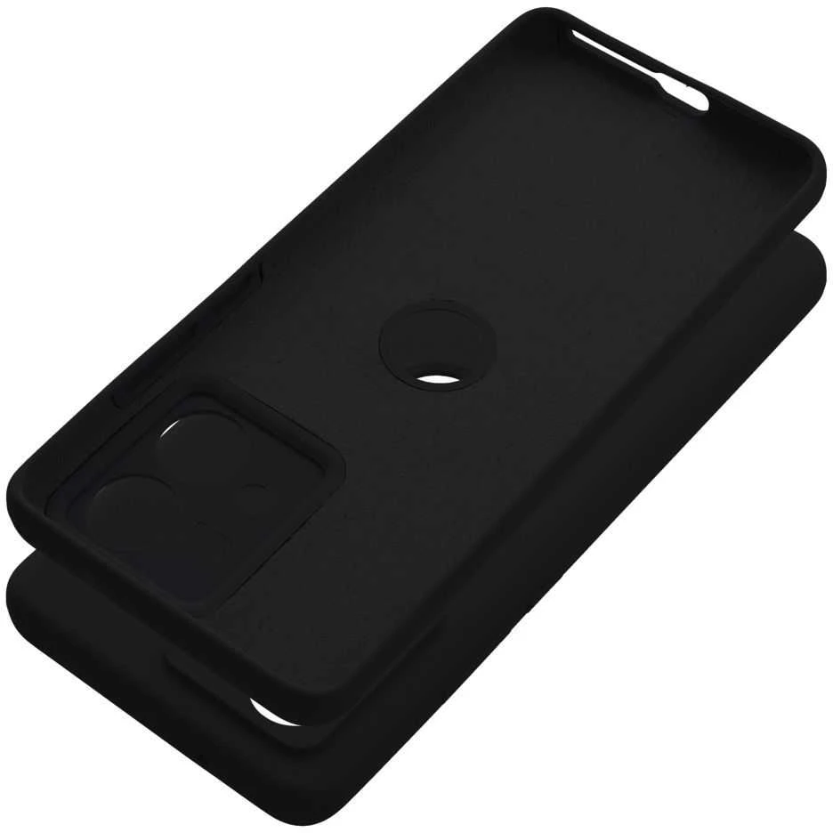 Dėklas Oem Case for Motorola EDGE 40 NEO Silicone 2mm (camera protection) juodas