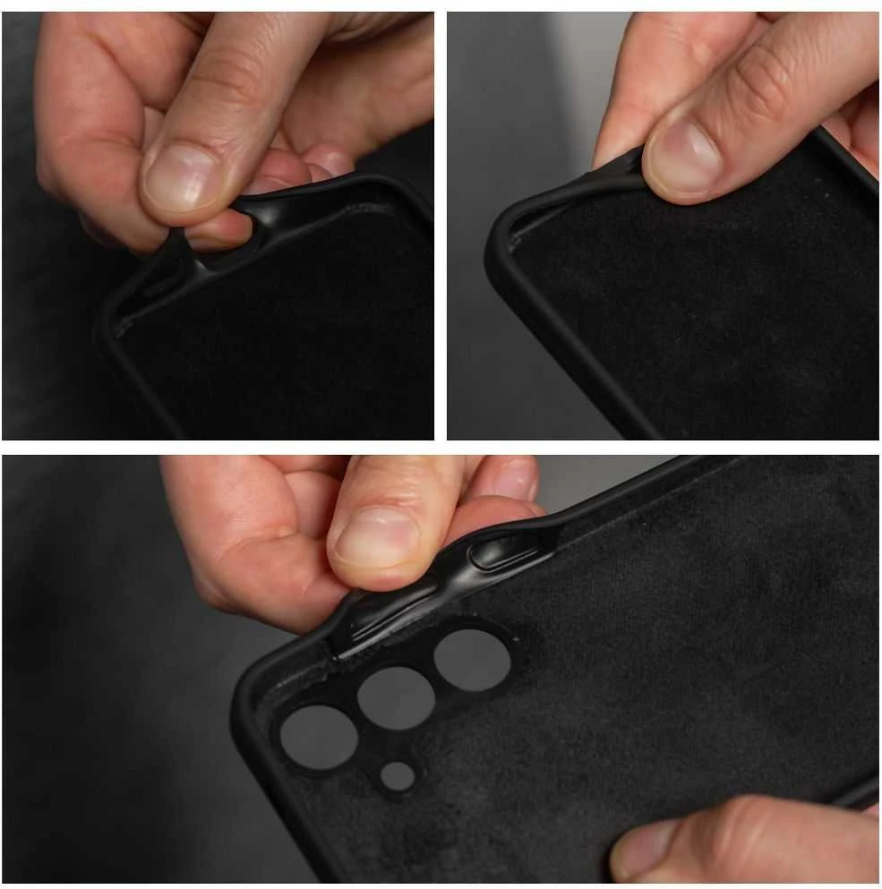 Dėklas Case for Realme C67 4G Silicone 2mm (camera protection) juodas