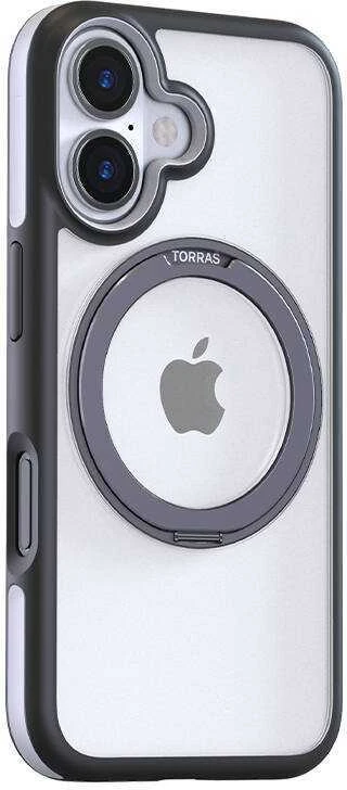 Dėklas Torras Ostand R Fusion dla iPhone 16 Plus (Juoda)