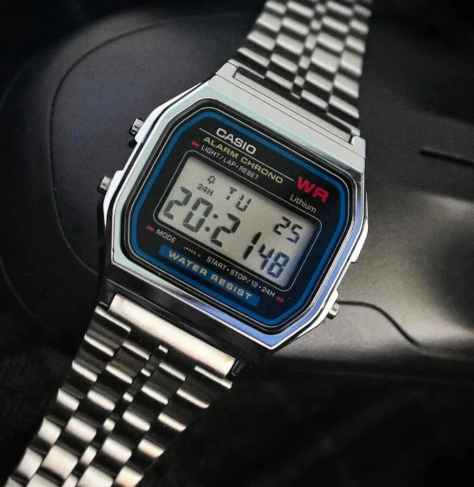 Laikrodis vyrams CASIO A159W-N1DF - KLASYKA (zd168a)