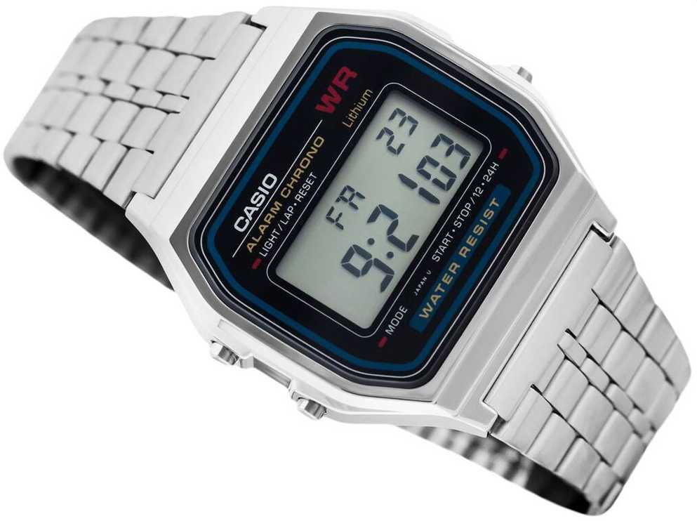 Laikrodis vyrams CASIO A159W-N1DF - KLASYKA (zd168a)
