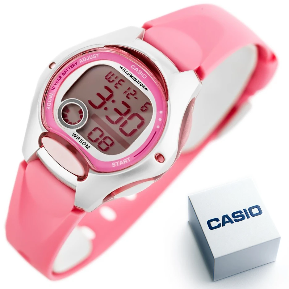 Casio LW-200-4BVEF rankinis laikrodis Elektroninis Lizdinė Sidabras