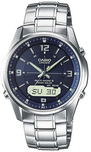 Laikrodis Casio WAVECEPTOR Saulės radijo bangomis valdomas LCW-M100DSE-2AER