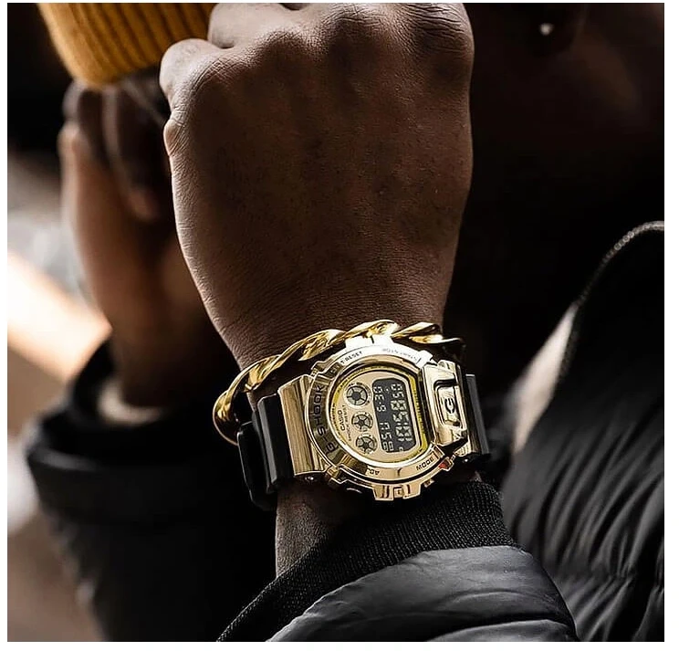 VYRIŠKAS LAIKRODIS CASIO G-SHOCK G-STEEL GM-6900G-9ER (zd129a)