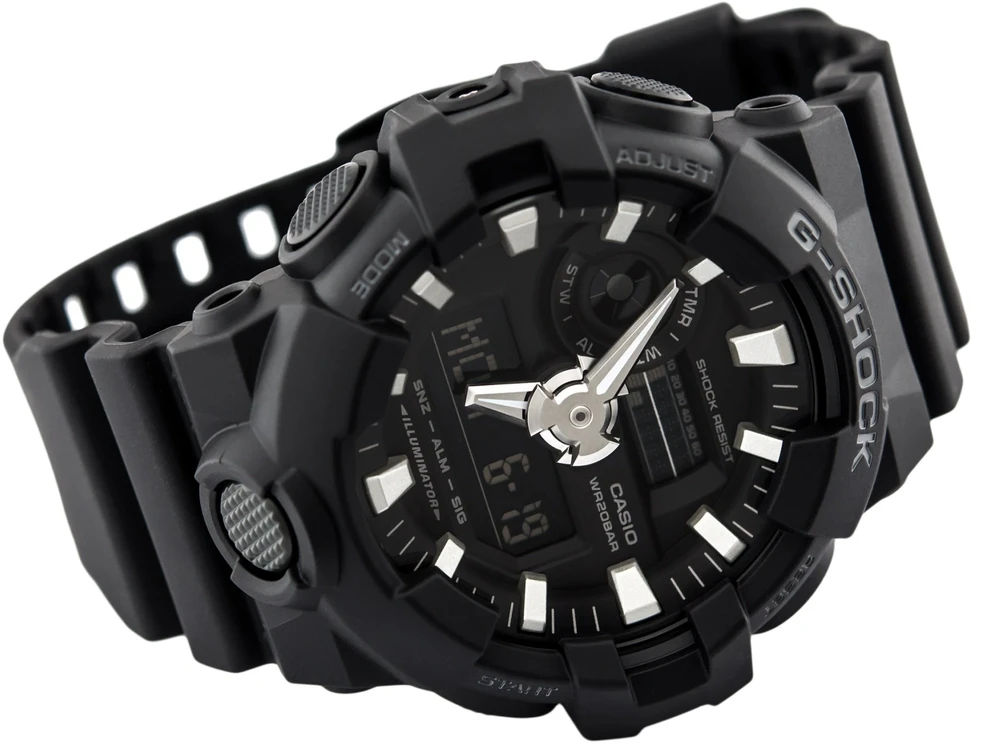 Laikrodis Casio G-Shock GA-700-1BER, Juodas