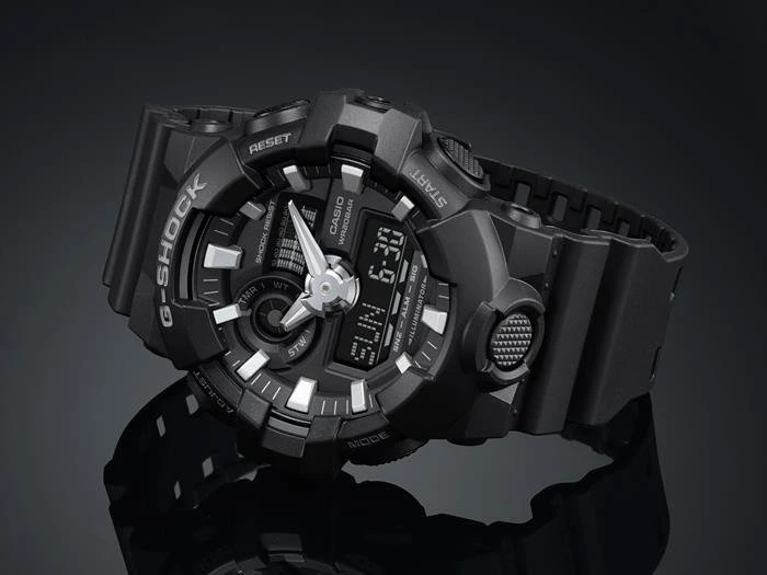 Laikrodis Casio G-Shock GA-700-1BER, Juodas