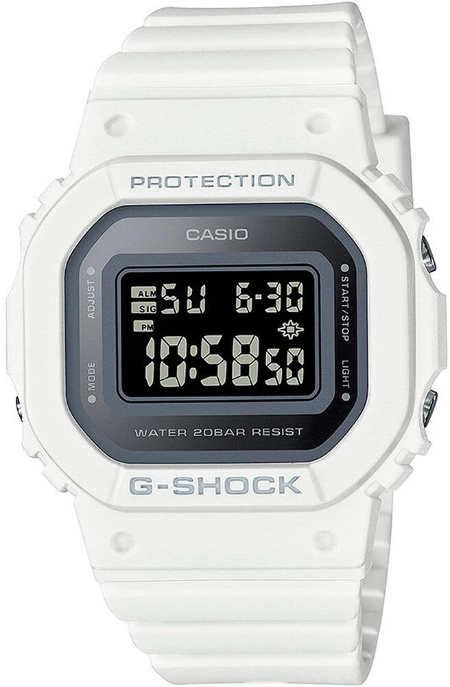 Laikrodis „Casio G-shock“ originalios metalinės akcentinės spalvos GMD-S5600-7ER