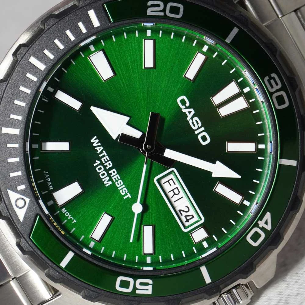 Casio kolekcija MTD-125D-3A vyriškas laikrodis + dėžutė