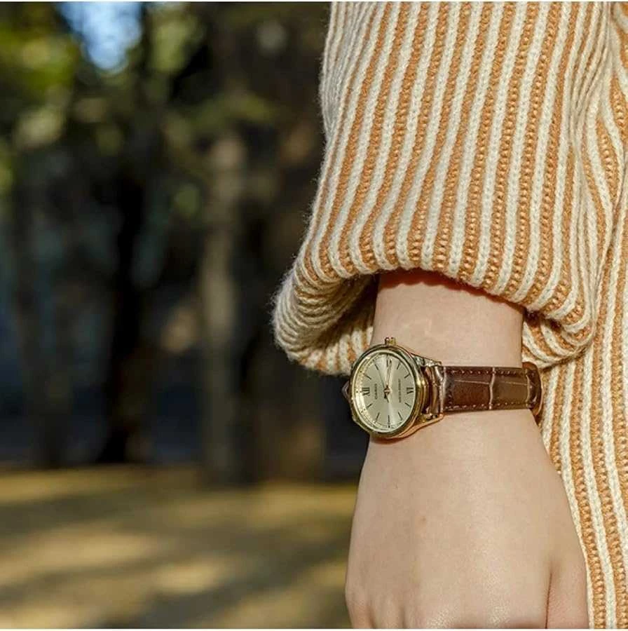 Casio Kolekcinis moteriškas laikrodis LTP-V005GL-9BUDF (zd582k) + DĖŽUTĖ