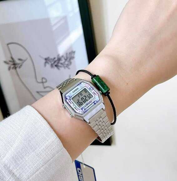 CASIO LA680WA-2C MOTERIS LAIKRODIS (zd631i) + DĖŽĖ