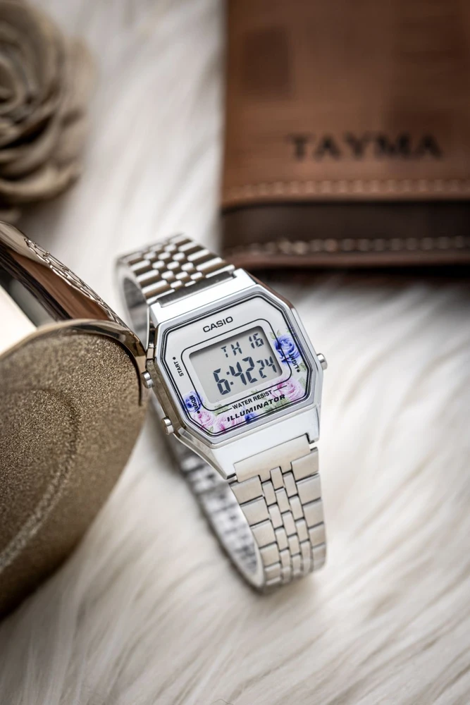 Moteriškas laikrodis CASIO Collection Retro LA680WA-4CDF