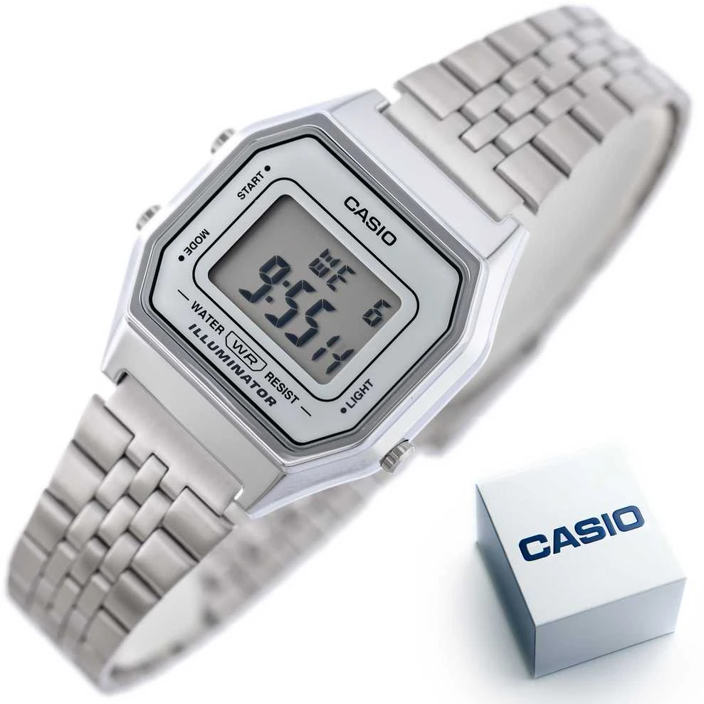 Laikrodis moterims CASIO LA-680WA-7 (zd631b) + BOX