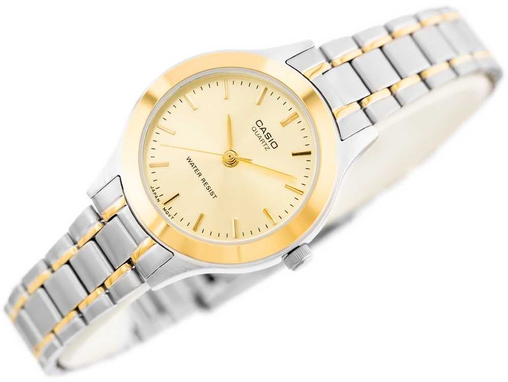 CASIO LTP-1128G 9A MOTERIS LAIKRODIS (zd554a) + DĖŽĖ