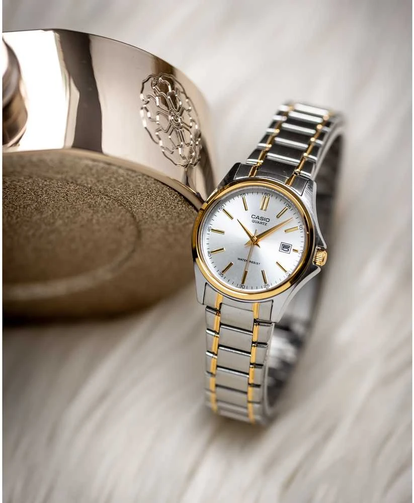 CASIO LTP-1183G-7A MOTERINIS LAIKRODIS (zd516c) + DĖŽUTĖ
