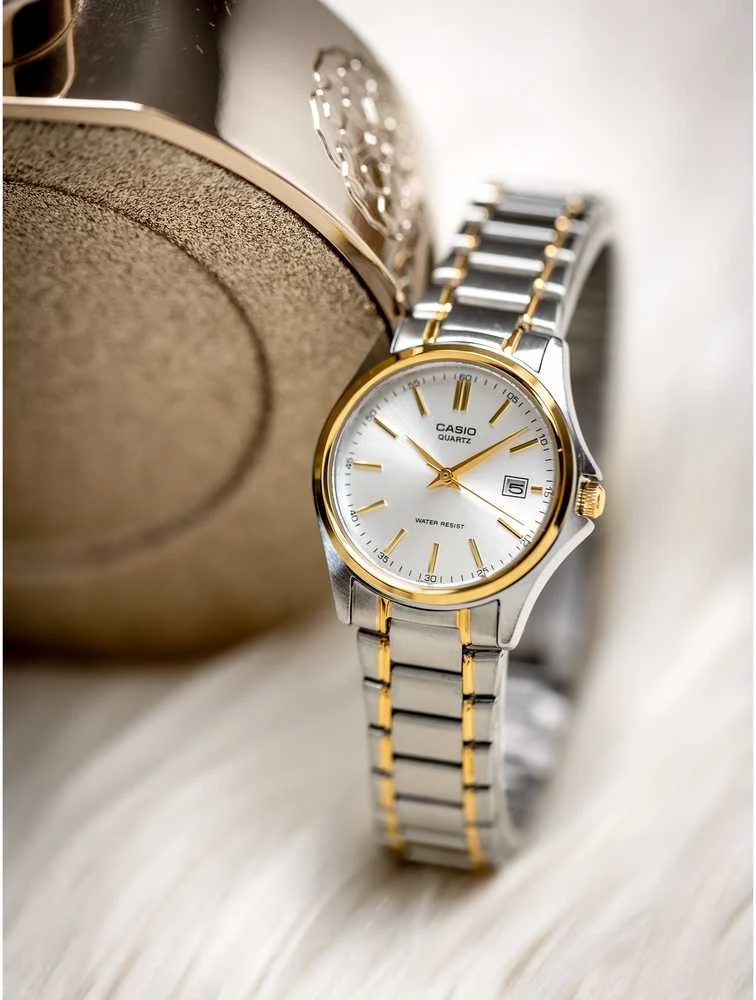 CASIO LTP-1183G-7A MOTERINIS LAIKRODIS (zd516c) + DĖŽUTĖ
