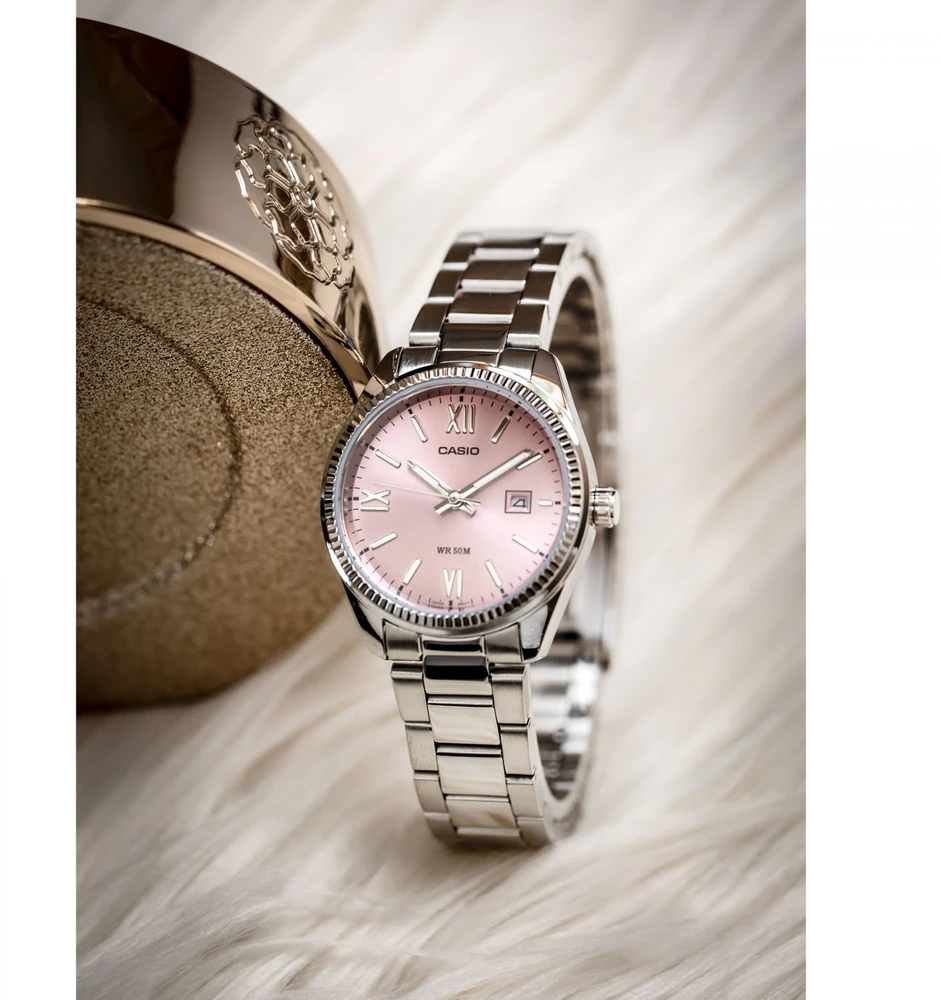 Laikrodis CASIO LTP-1302DD-4A1VDF WOMEN'S WATCH (zd521f) + BOX