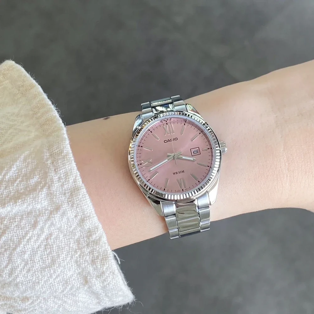 Laikrodis CASIO LTP-1302DD-4A1VDF WOMEN'S WATCH (zd521f) + BOX