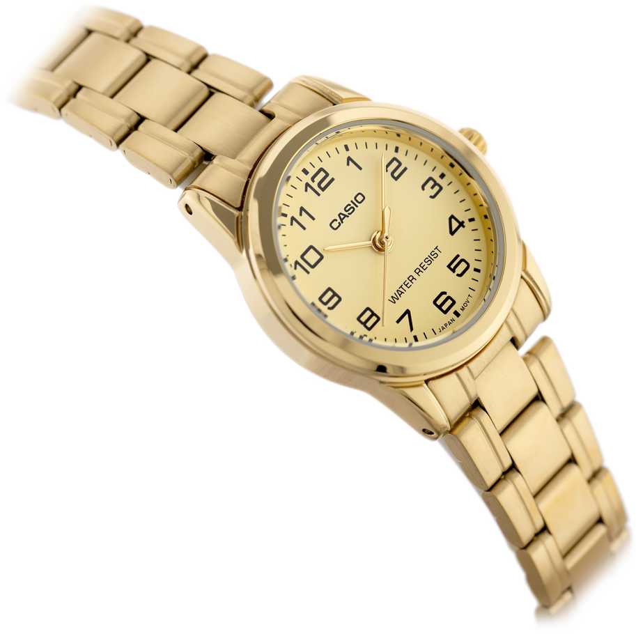 Laikrodis moterims CASIO LTP-V001G-9BUDF (zd589c) + dėžutė