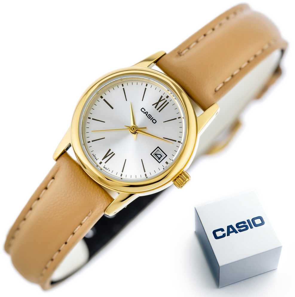 Laikrodis CASIO LTP-V002GL-7B3UDF WOMEN'S WATCH (zd584h) + BOX