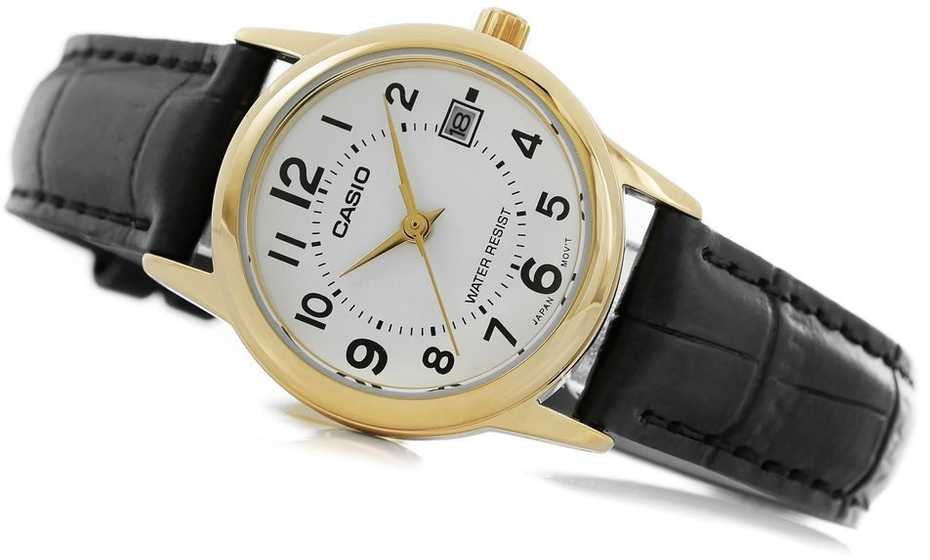 Moteriškas laikrodis CASIO LTP-V002GL-7BUDF (zd584d) + BOX