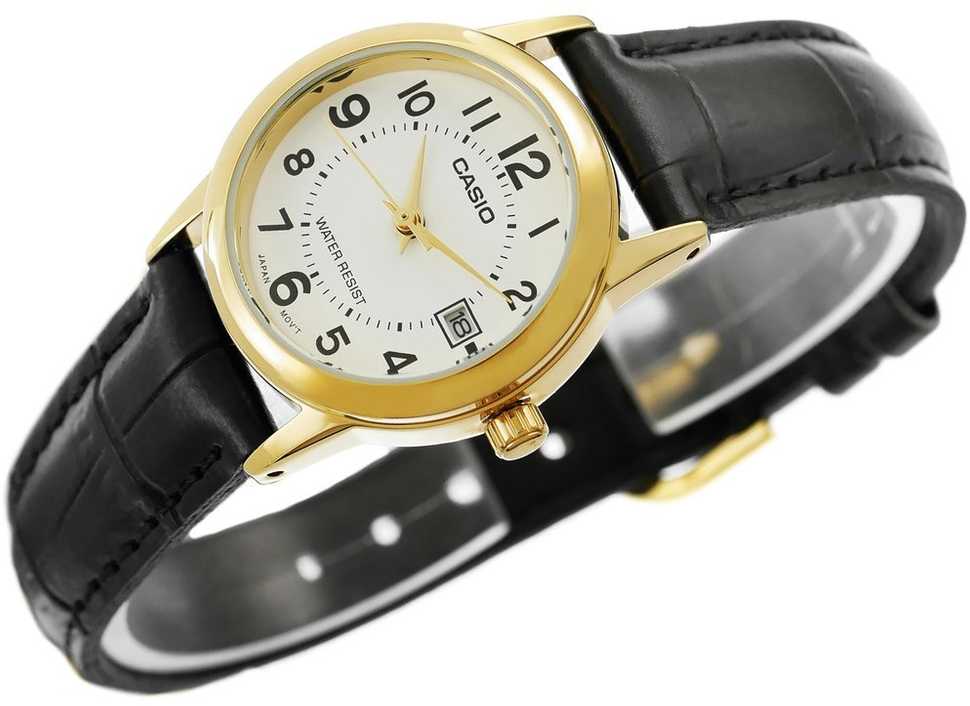 Moteriškas laikrodis CASIO LTP-V002GL-7BUDF (zd584d) + BOX